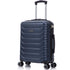 RAYKONG Maleta de Cabina 55x40x20cm Policarbonato (40L) semirígida Trolley pequeño Equipaje de Mano 4 Ruedas giratorios a 360º Cierre numérico-Azulmarino